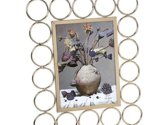 Κορνίζα FAM205 13x18cm Gold Espiel Μέταλλο