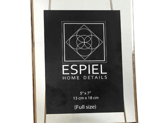Κορνίζα FAM502 13x18cm Gold Espiel Μέταλλο