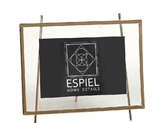 Κορνίζα FAM507 10x15cm Gold Espiel Μέταλλο