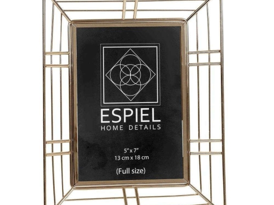 Κορνίζα FAM536 15x20cm Gold Espiel Μέταλλο