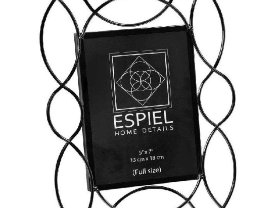 Κορνίζα FAM540 10x15cm Black Espiel Μέταλλο