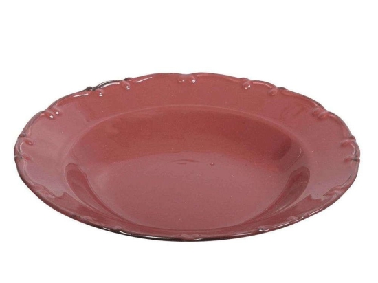 Πιάτο Βαθύ Liana TLX104K6 Φ23cm Red-Brown Espiel Πορσελάνη
