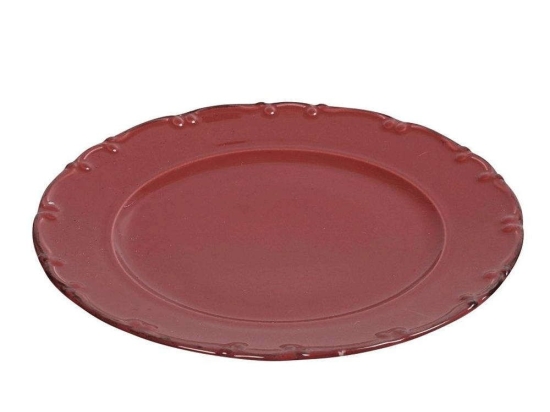 Πιάτο Φαγητού Liana TLX101K6 Φ27cm Red-Brown Espiel Πορσελάνη