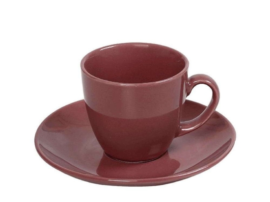 Φλυτζάνι Καφέ Essentials OWD101K6 90ml Pomegranate Espiel Κεραμικό