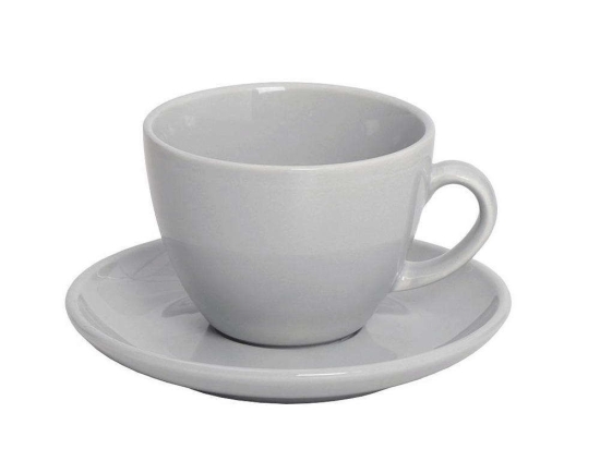 Φλυτζάνι Τσαγιού Essentials OWA102K6 220ml Light Grey Espiel Κεραμικό