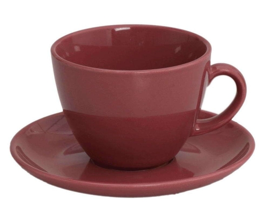Φλυτζάνι Τσαγιού Jumbo Essentials OWD103K6 350ml Pomegranate Espiel Κεραμικό