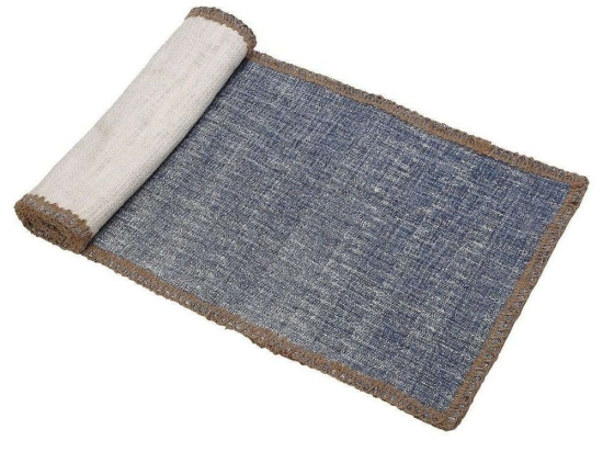 Τραβέρσα JAS111 40x150cm Blue Espiel 45X150 100% Βαμβάκι