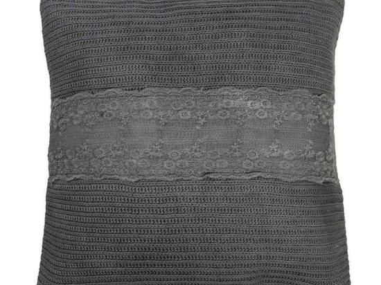 Μαξιλάρι Καναπέ ARF203 45x45cm Grey Espiel 45X45 100% Βαμβάκι