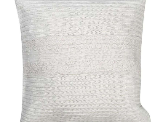 Μαξιλάρι Καναπέ ARF205 45x45cm White  Espiel 45X45 100% Βαμβάκι