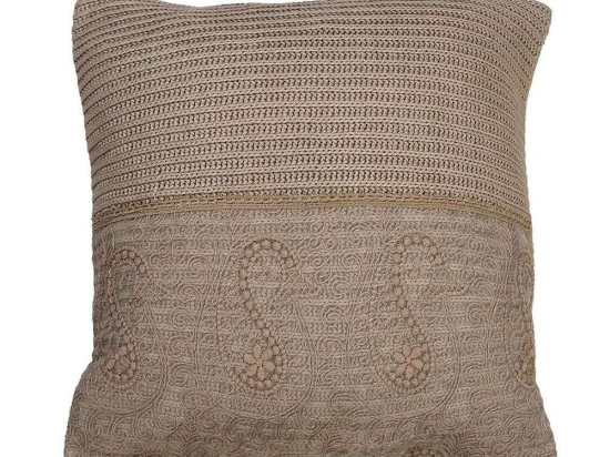 Μαξιλάρι Καναπέ ARF214 45x45cm Beige Espiel 45X45 100% Βαμβάκι