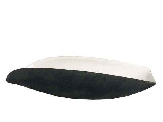 Διακοσμητικό Μπωλ NFU414 40,5x18x9,5cm White-Grey Espiel Κεραμικό