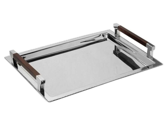 Δίσκος Σερβιρίσματος GET108 49x37x9cm Silver Espiel Ανοξείδωτο Ατσάλι
