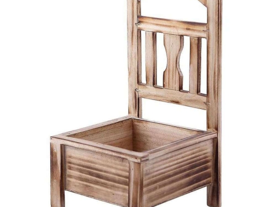 Διακοσμητικό Καρεκλάκι Ξύλινο HOM2341 16x16x35cm Natural Espiel Ξύλο