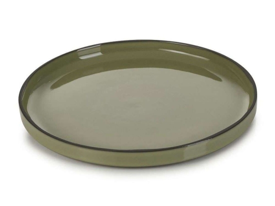 Πιάτο Ρηχό Caractere RV652706K4 26x26x2,2cm Green Revol Πορσελάνη