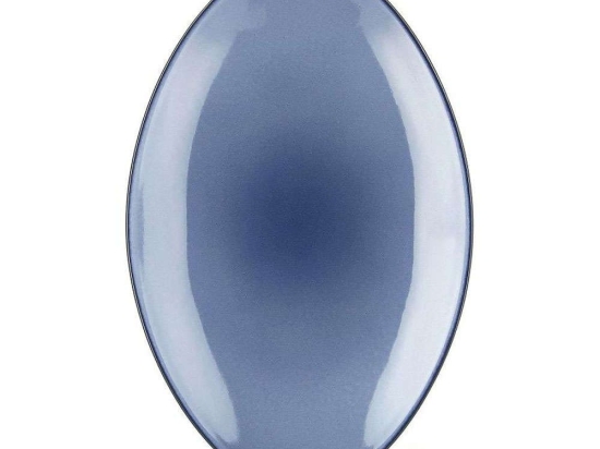 Πιάτο Ρηχό Equinoxe RV649556K4 35x22,3x4cm Blue Revol Πορσελάνη