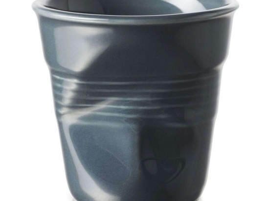 Φλυτζάνι Espresso Froisses RV656078K6 80ml 6,5x6,5x6cm Blue Revol Πορσελάνη