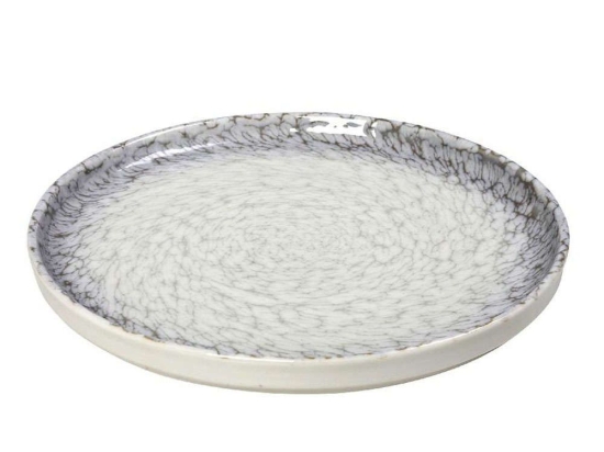 Πιάτο Ρηχό Canvas KNA131K6 26x26x1,5cm Grey Espiel Πορσελάνη