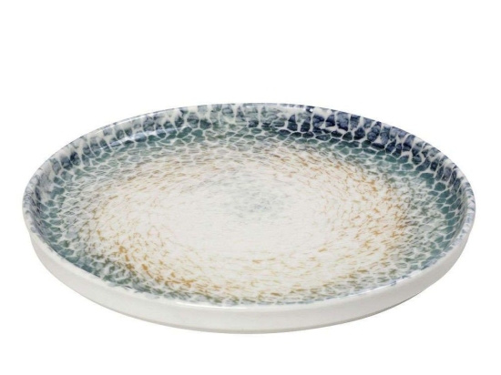 Πιάτο Ρηχό Lizard KNB132K6 30x30x2cm Multi Espiel Πορσελάνη