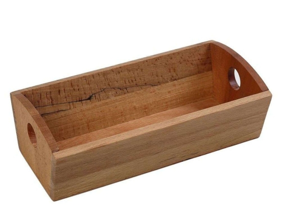 Ψωμιέρα Ξύλινη KOP123 28x14,5x9cm Natural Espiel Ξύλο