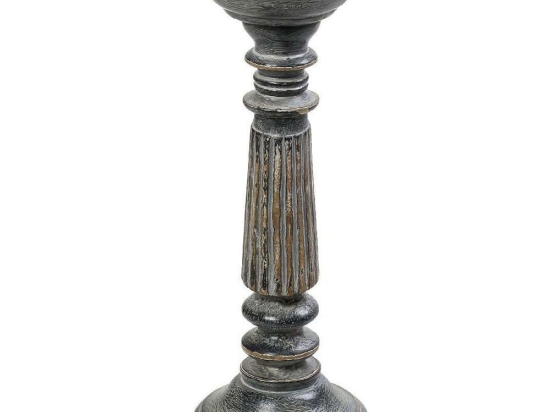 Κηροπήγιο PIG201 38cm Grey Espiel Ξύλο