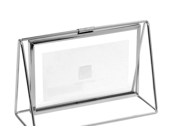Κορνίζα Landscape 2 Όψεων FAM571 13x18cm Silver Espiel Μέταλλο