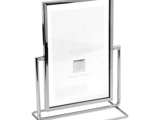 Κορνίζα Περιστρεφόμενη 2 Όψεων FAM576 10x15cm Silver Espiel Μέταλλο