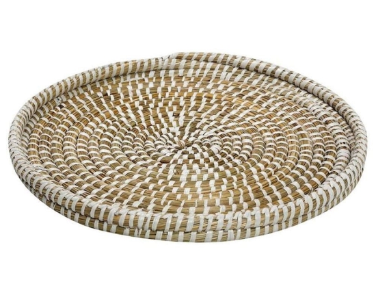 Διακοσμητικός Δίσκος KAG151 Φ40cm Beige Espiel Jute