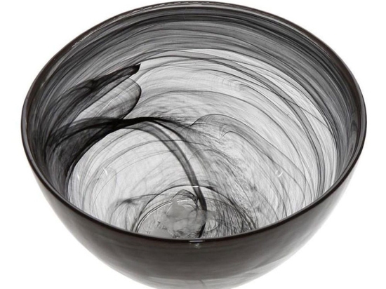 Μπωλ Σερβιρίσματος Atlas HOR1335K6 Φ21cm Black Espiel Γυαλί