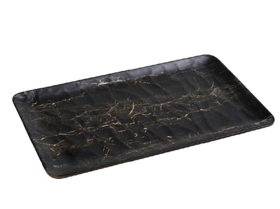 Πιατέλα Wood Hybrid HWM536K30-6 17,6x32,5cm Black Espiel Μελαμίνη