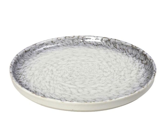 Πιάτο Ρηχο Step Canvas KNA130K6 Φ21cm Grey Espiel Πορσελάνη