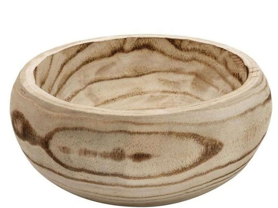 Μπωλ Σερβιρίσματος XYP229 Φ17x8cm Natural Espiel Ξύλο