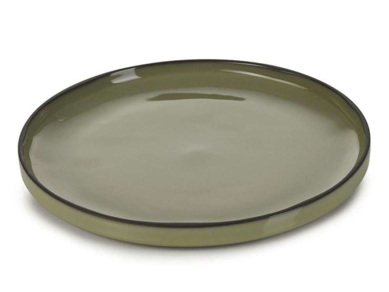 Πιάτο Γλυκού Caractere RV652801K4 Φ21x2cm Green Espiel Πορσελάνη