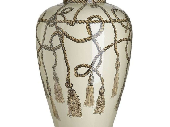 Βάζο Διακοσμητικό 3-70-046-0027 Φ24x38cm Beige Inart Κεραμικό