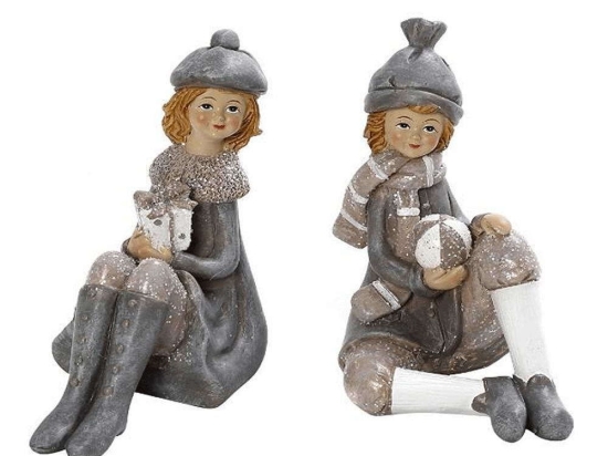 Γυναικεία Φιγούρα MT2807K4 8,5x6x10,5cm Grey Espiel