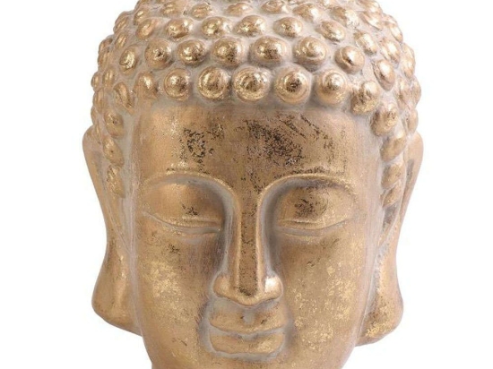 Διακοσμητικός Βούδας ERT316K4 14,5x14,5x18,5cm Gold Espiel Κεραμικό