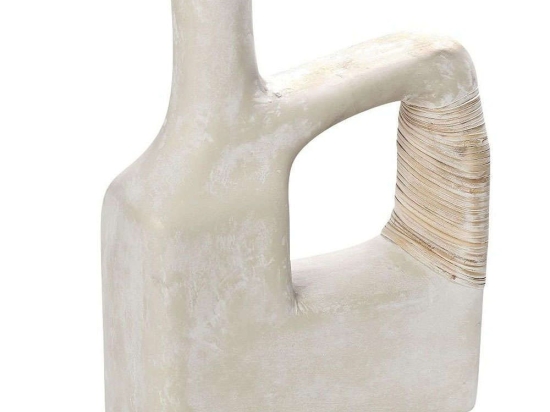 Διακοσμητικό Βάζο LIF107 24,1x10,1x31,7cm Beige Espiel Χαρτί