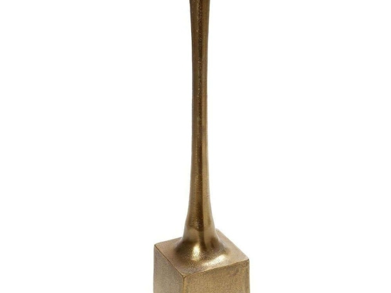Κηροπήγιο DEP123 12x12x48,5cm Gold Espiel Αλουμίνιο