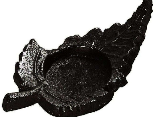Βάση Ρεσώ Φύλλο FRI142K6 12cm Black Espiel Μέταλλο,Ξύλο