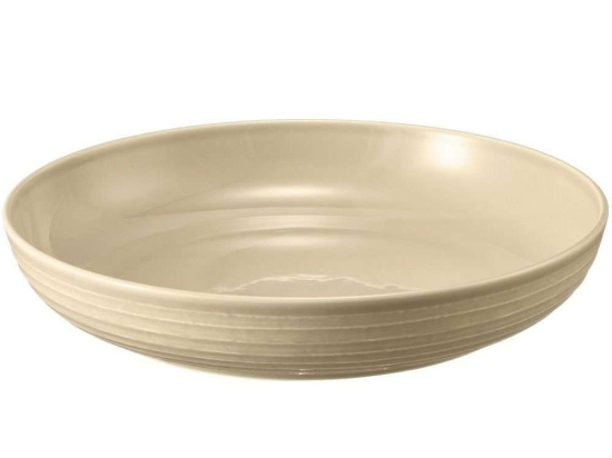 Σαλατιέρα Terra Sand 001.764973K2 28x28x5,4cm Beige Espiel Large Πορσελάνη