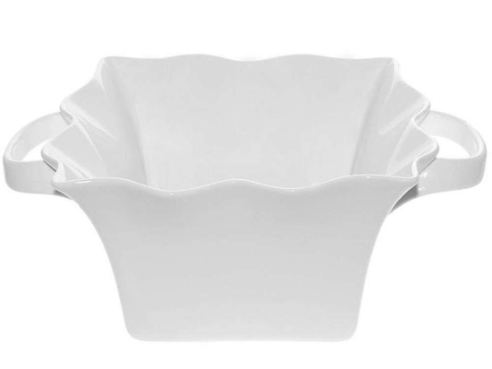 Σαλατιέρα Με Λαβές WEM110 14,5x14x8cm White Espiel Small Πορσελάνη