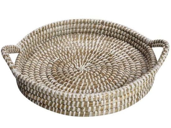 Δίσκος Σερβιρίσματος KAG141 35x35x4cm Beige Espiel Jute