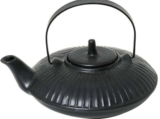 Τσαγιέρα Ritual SPI108 21x17,5x8cm 700ml Black Espiel Ανοξείδωτο Ατσάλι,Πηλός