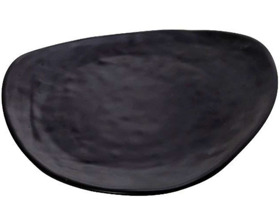 Πιάτο Ρηχό Wavy MLB3201K48-6 20x19x2cm Black Espiel Μελαμίνη