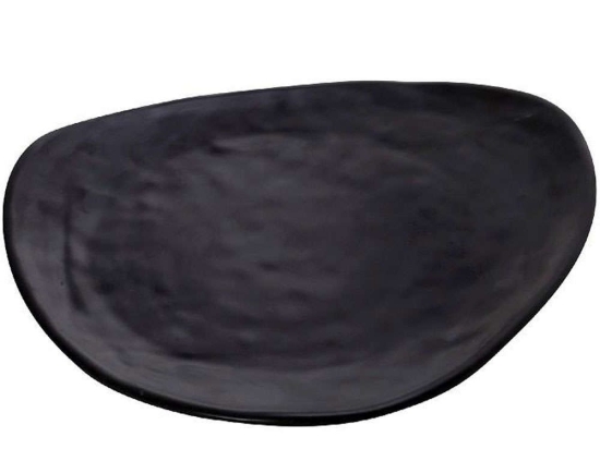 Πιάτο Ρηχό Wavy MLB3202K30-6 24x26x2cm Black Espiel Μελαμίνη
