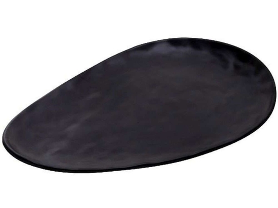 Πιατέλα Wavy MLB3209K36-6 28x18x2cm Black Espiel Μελαμίνη