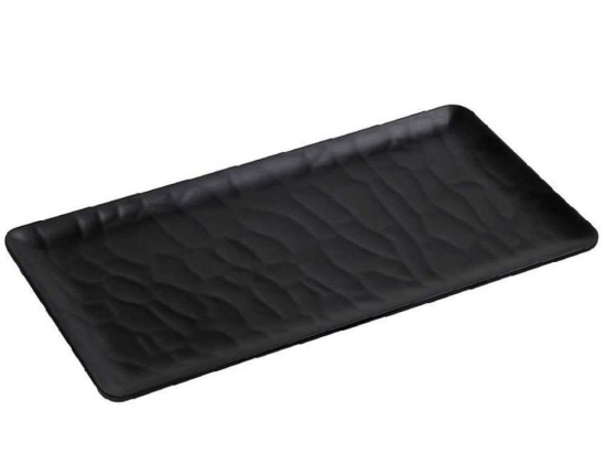 Πιατέλα Wavy MLB536K30-6 32,5x17,6cm Black Espiel Μελαμίνη