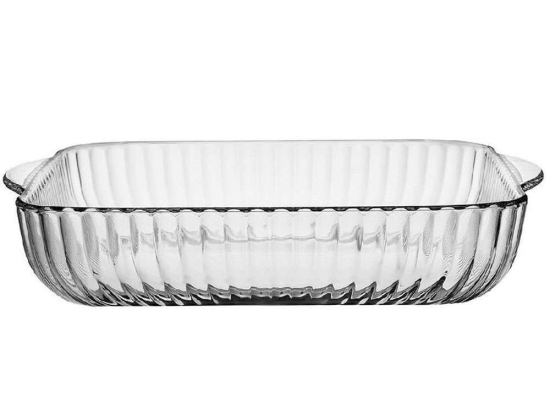 Πυρίμαχο Σκεύος Borcam SP59394G1 31,7x31,7x6cm 3200ml Clear Espiel Γυαλί