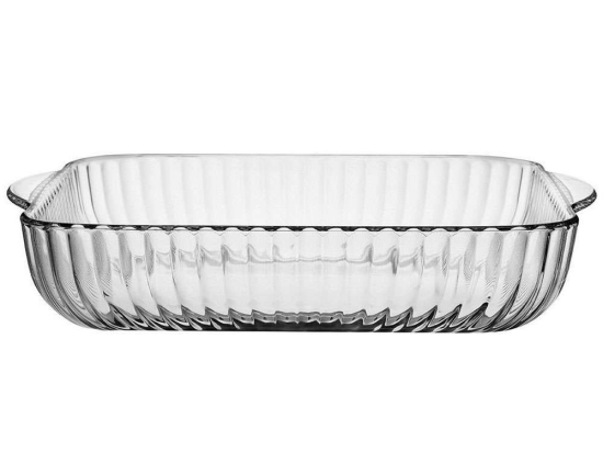 Πυρίμαχο Σκεύος Borcam SP59394S1 31,7x31,7x6cm 3200ml Clear Espiel Γυαλί