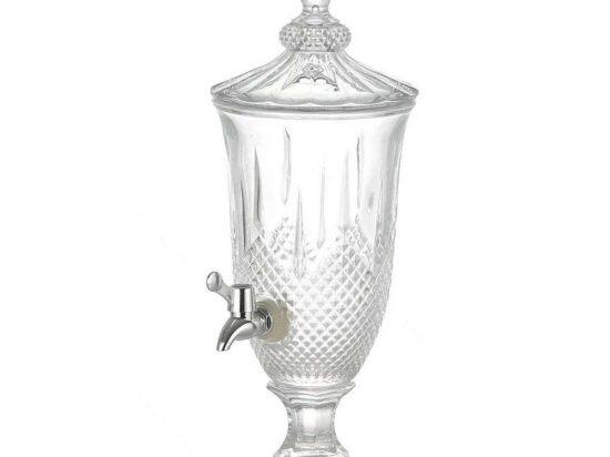 Γυάλα Με Βρυσάκι TIR302 16x16x45cm 1,8Lt Clear Espiel Γυαλί