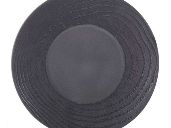 Πιάτο Ρηχό  Arborescence Liquorice RV648280K6 28cm Dark Grey Espiel Πορσελάνη